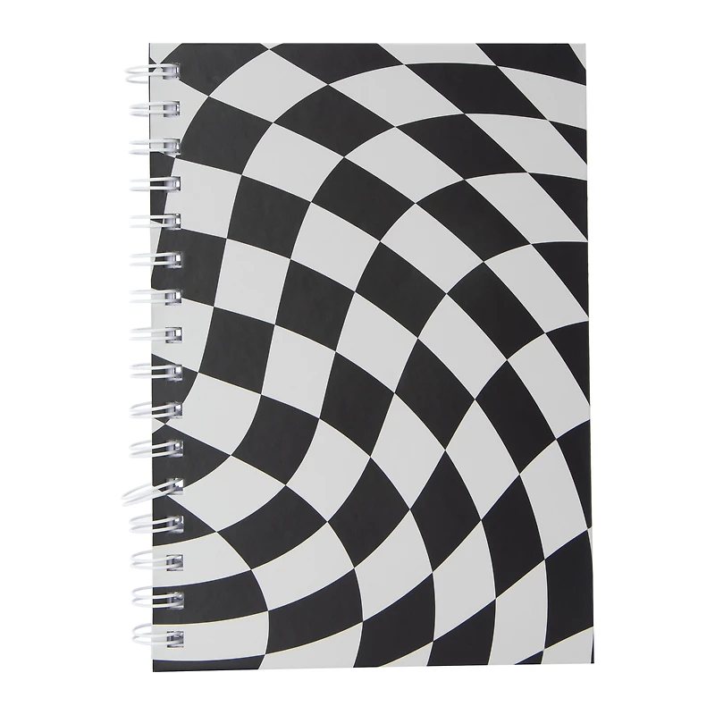 Spiral Notebook With Patches 6.14in x 8.27in