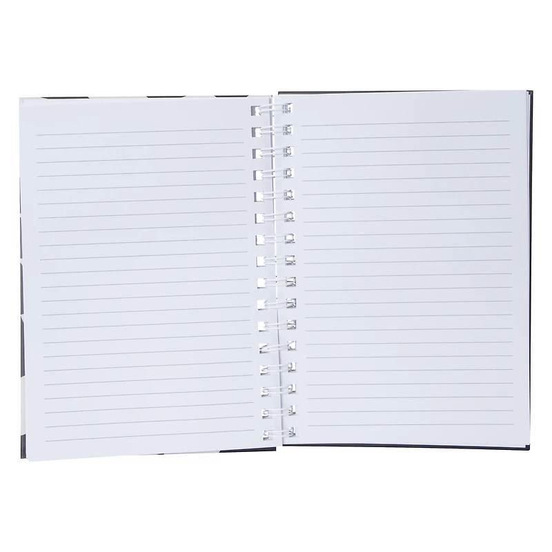 Spiral Notebook With Patches 6.14in x 8.27in