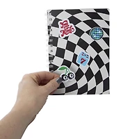 Spiral Notebook With Patches 6.14in x 8.27in