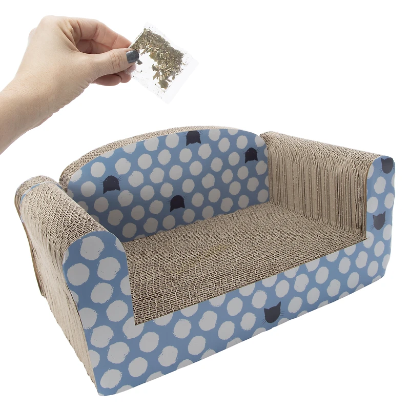 Cardboard Couch Cat Scratcher 18.5in x 10.5in