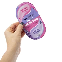 Vitamasques® 2-in-1 Ruby Peel Off & Amethyst Mud Mask Duo