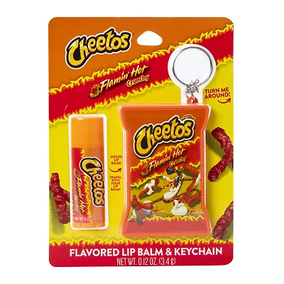 Flavored Lip Balm & Keychain Set