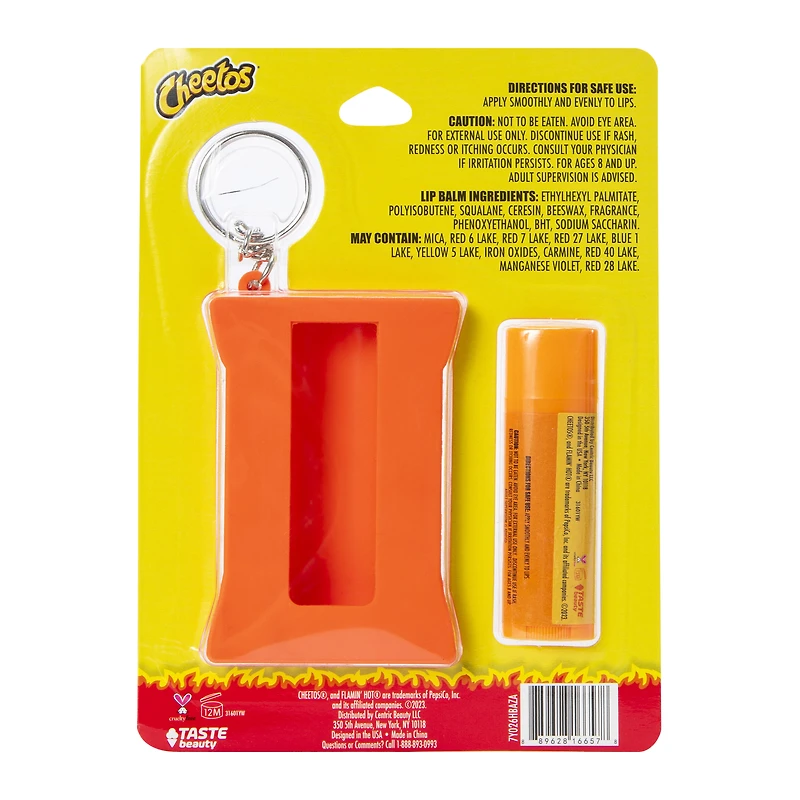 Flavored Lip Balm & Keychain Set