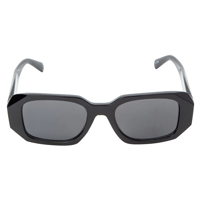 Ladies Plastic Geometric Rectangle Sunglasses