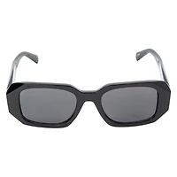 Ladies Plastic Geometric Rectangle Sunglasses