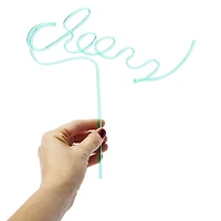 Fun Shaped Reusable Party Straws 2-Count