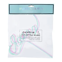 Fun Shaped Reusable Party Straws 2-Count