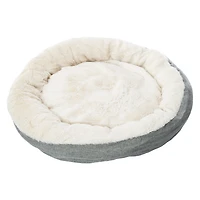 Faux Fur Round Pet Bed 22in