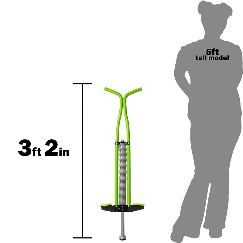 Reach new heights on this pogo stick! Bounce away & have a blast with classic toy.