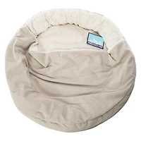 Corduroy Canopy Round Pet Bed 30in