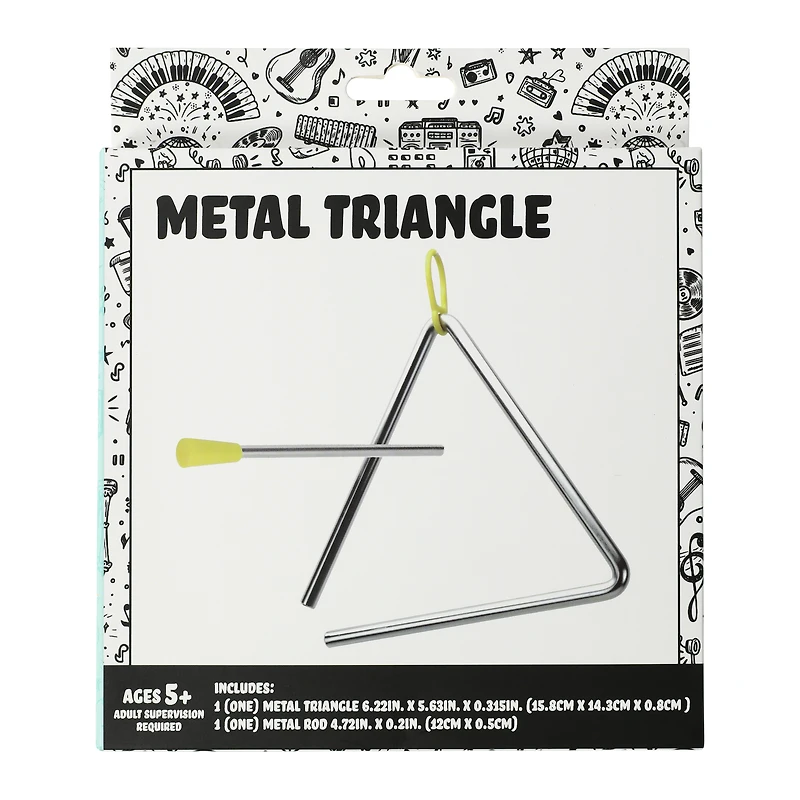 Metal Triangle with Rod