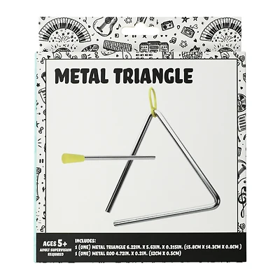Metal Triangle with Rod