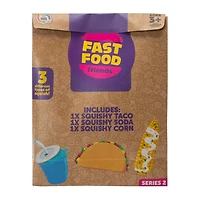 Fast Food Friends Food Squishy 3-Pack