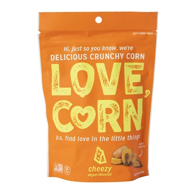 love, corn® cheezy vegan flavored 4oz