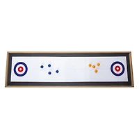 Wooden Tabletop Curling Game 45in x 11.8in
