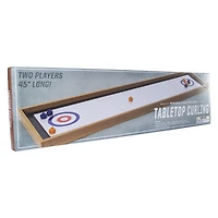 Wooden Tabletop Curling Game 45in x 11.8in