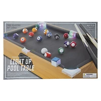 tabletop light up pool table 20in x 12in