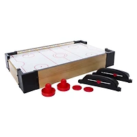 tabletop light up air hockey game 22.8in x 12in