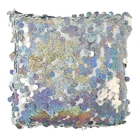 paillette sequin pillow 16in
