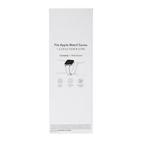 Faux Leather & Chain Double Wrap Strap For Apple Watch®