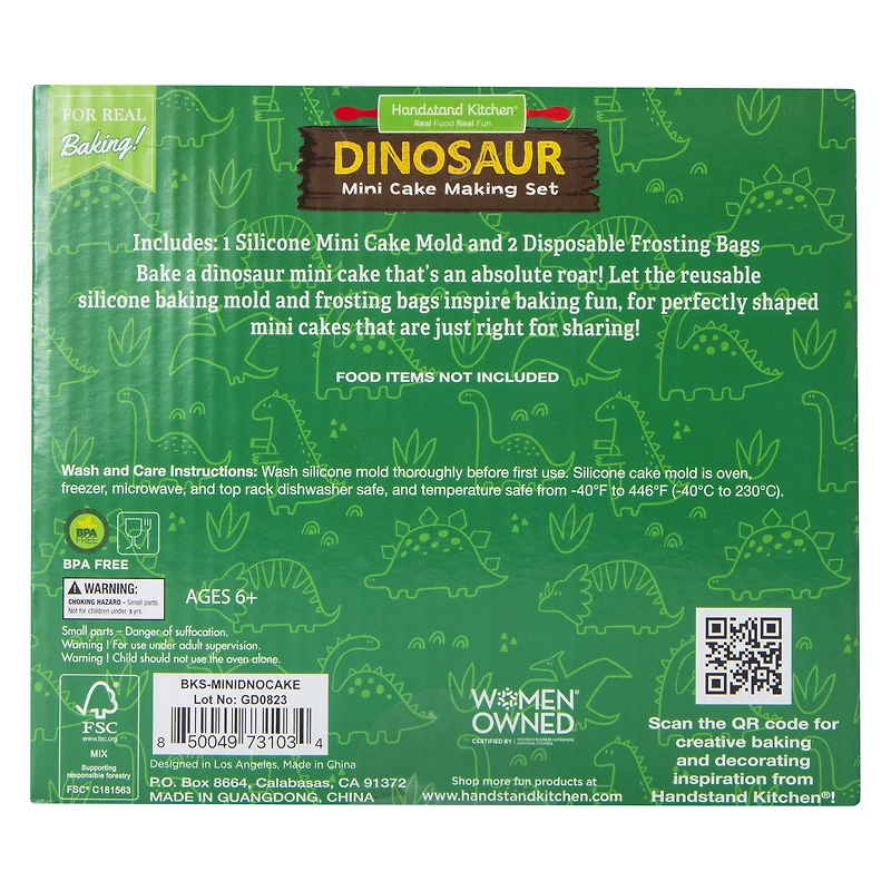 Dinosaur Mini Cake Making Set