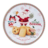 'Tis The Season' Holiday Butter Cookies Tin 16oz