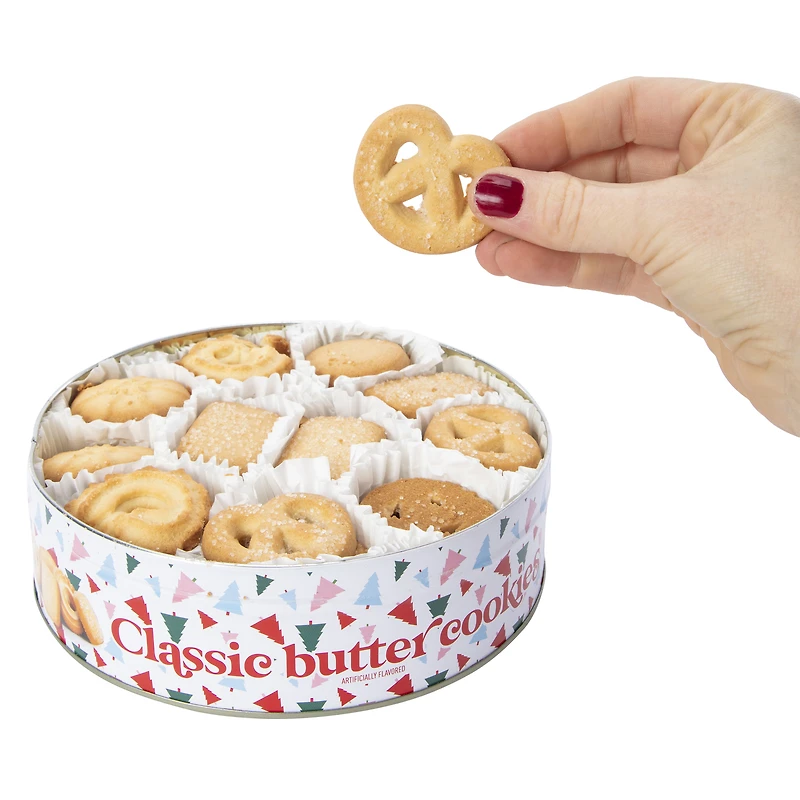 'Let It Snow' Holiday Butter Cookies Tin 16oz