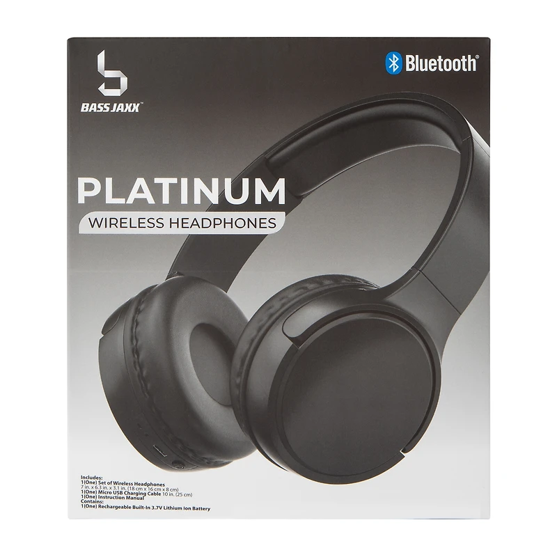 platinum bluetooth® wireless headphones