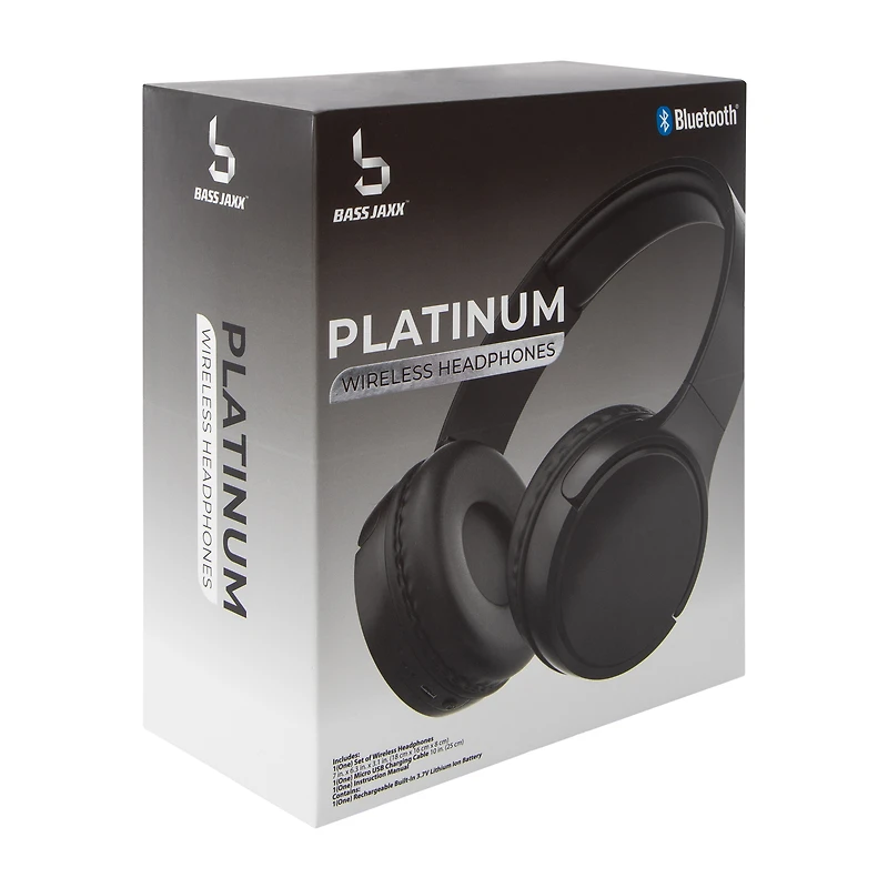 platinum bluetooth® wireless headphones