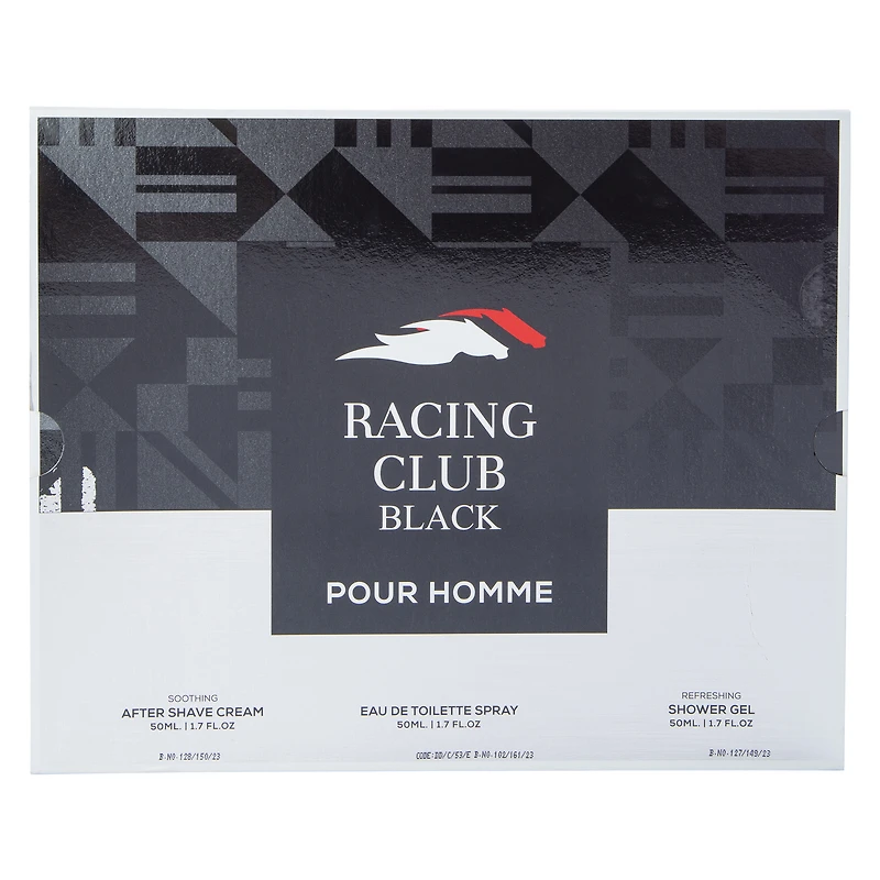 Racing Club Black Pour Homme 3-Piece Set