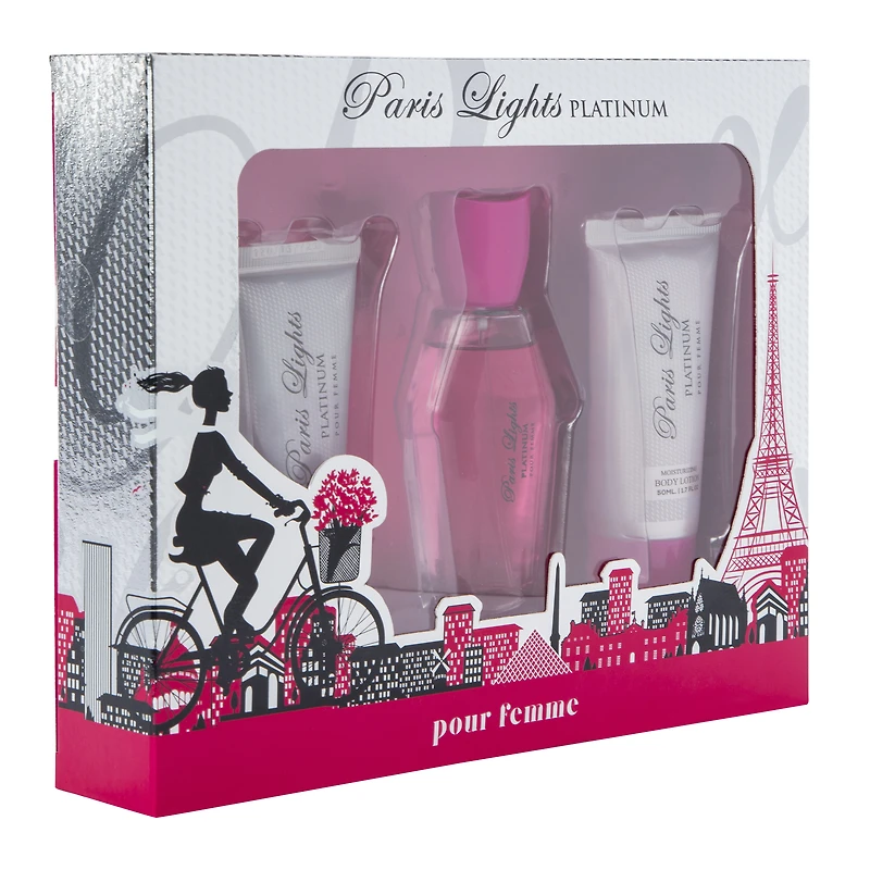 Paris Lights Platinum Pour Femme 3-Piece Set