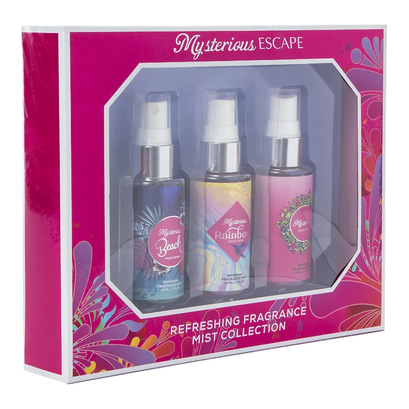 Mysterious Escape Refreshing Fragrance Mist Collection 3-Piece Set