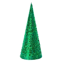 Sequin Cone Christmas Tree 13in
