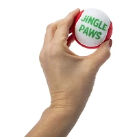 christmas tennis balls dog toys 3-count