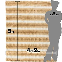 Faux Fur Luxe Blanket 50in x 60in