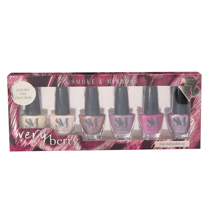 Smoke & Mirrors Very Berry Nail Polish 6-Piece Set 6-Piece Set