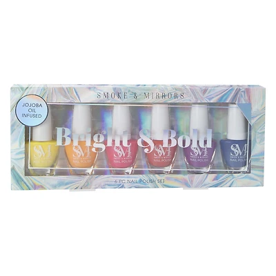 Smoke & Mirrors Bright & Bold Nail Polish 6-Piece Set