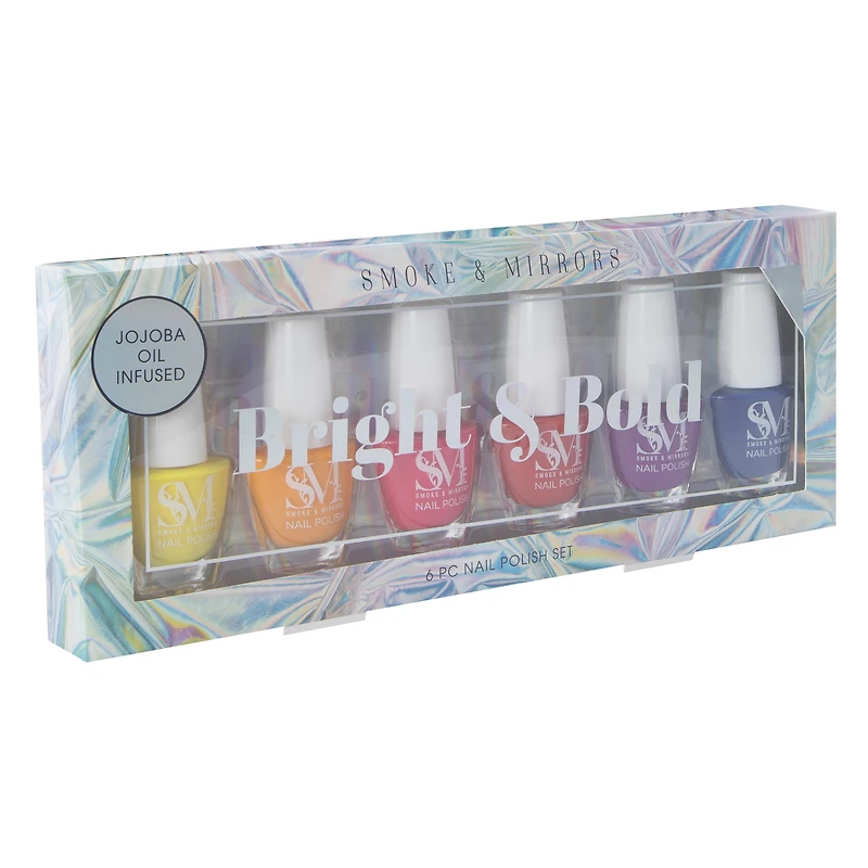 Smoke & Mirrors Bright & Bold Nail Polish 6-Piece Set