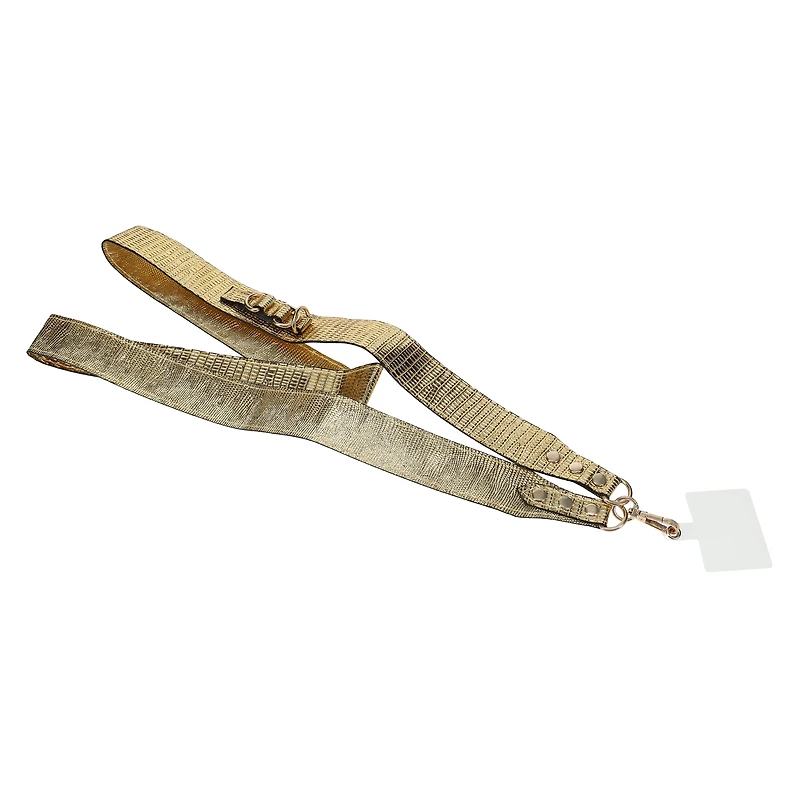 Metallic Crossbody Strap For Smartphones