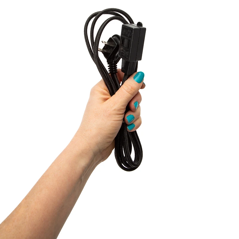 Tangle-Free Extension Cord With Angled Plug 6ft