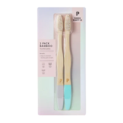 Bamboo Toothbrushes 2-Count
