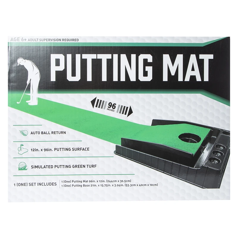96-Inch Golf Putting Mat