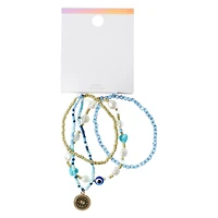 Charm Bracelets 4-Piece Set
