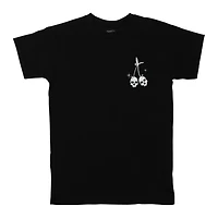 cherry skulls graphic tee