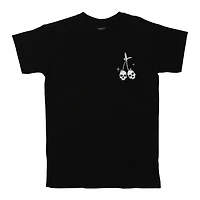cherry skulls graphic tee