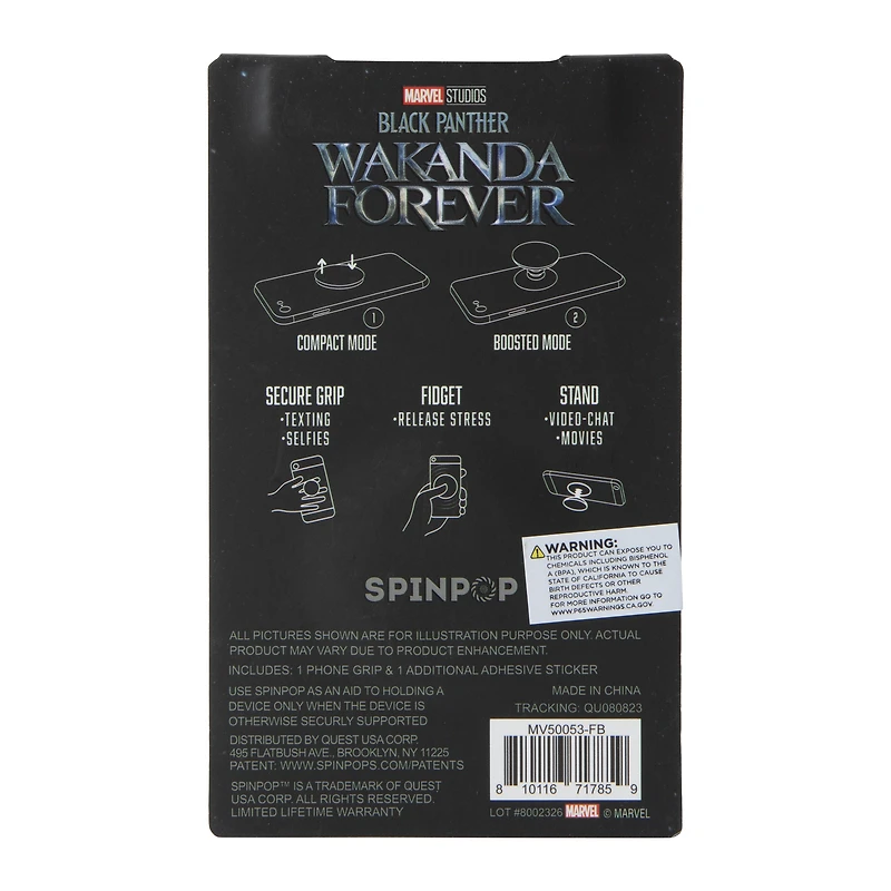 Marvel SpinPop Textured Phone Grip