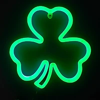 LED Shamrock Wall Light 9.33in x 9.44in