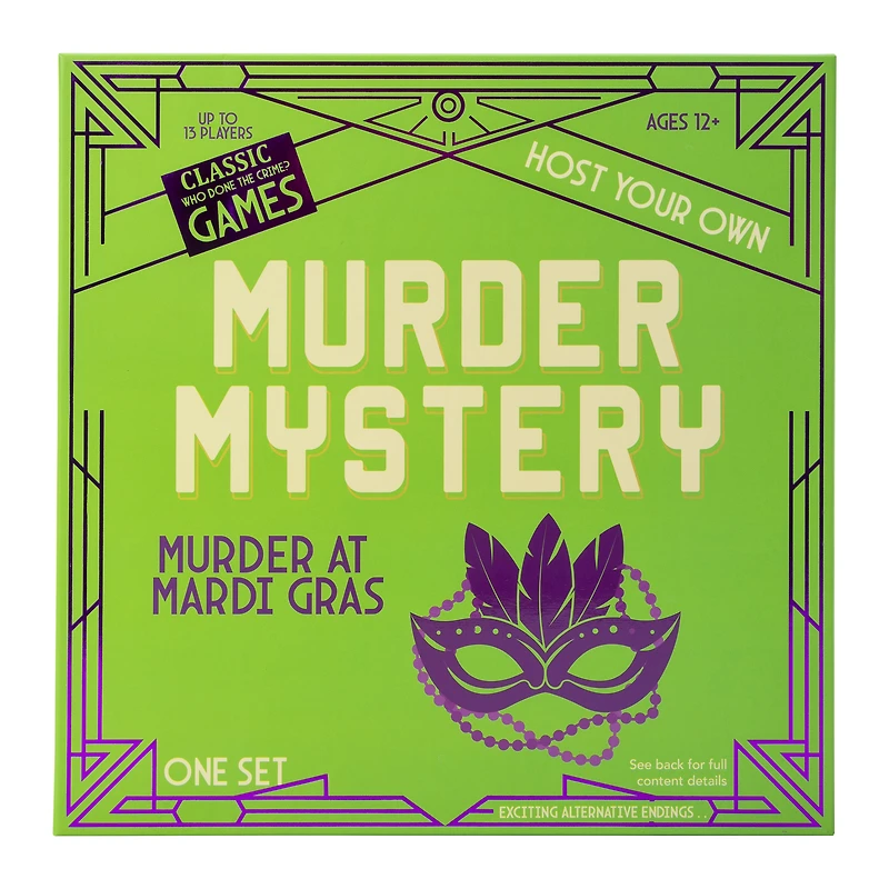Host Your Own Murder Mystery Game Set