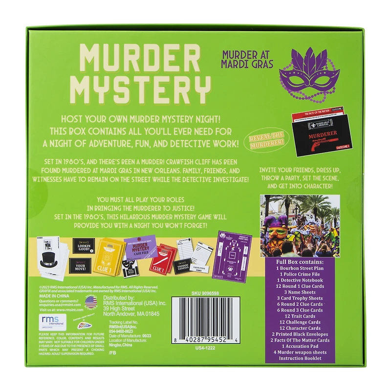 Host Your Own Murder Mystery Game Set