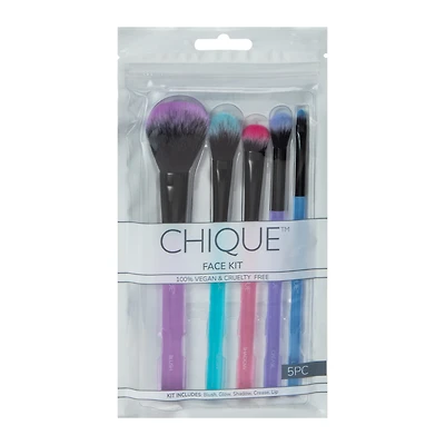 Chique™ Face Makeup Brush 5-Piece Set